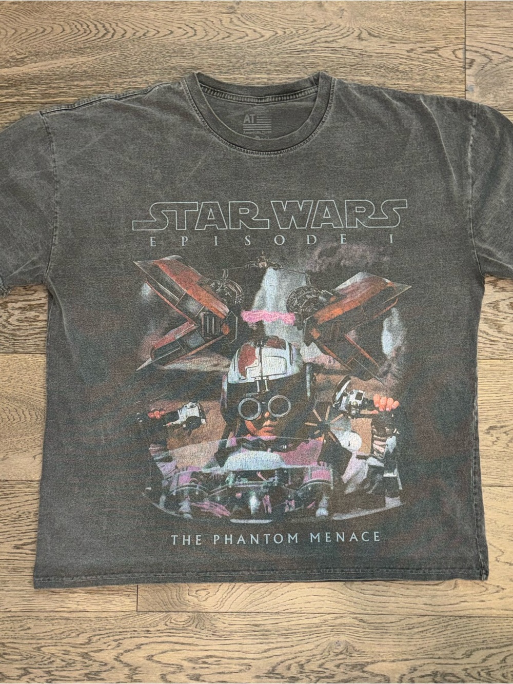 American Thrift Star Wars Episode 1 Phantom Menace vintage wash tshirt